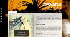 Desktop Screenshot of dredy.pl